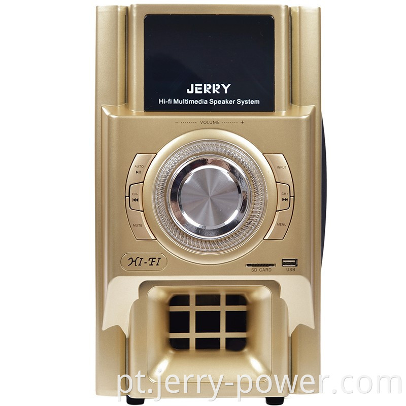 Jerry Power 5.1 Canal HiFi Home Teatro Estéreo Surround Som Sounder System